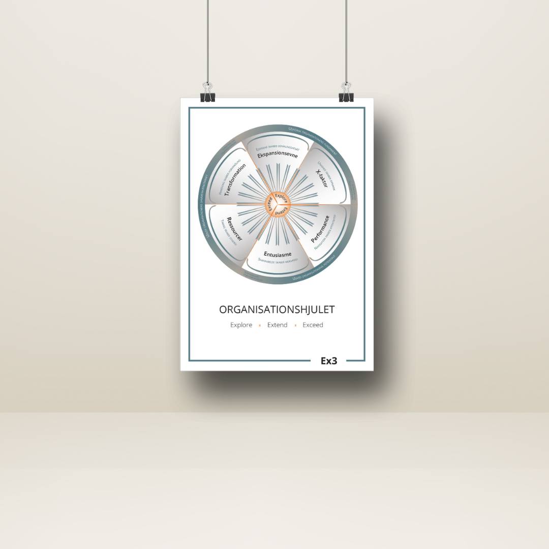 Organisationshjulet plakat