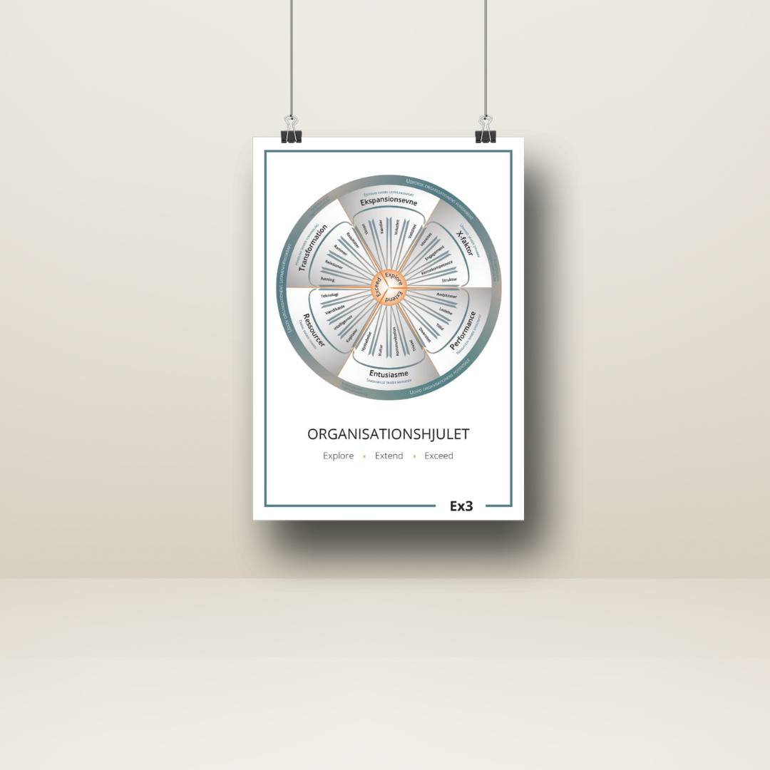 Organisationshjulet plakat