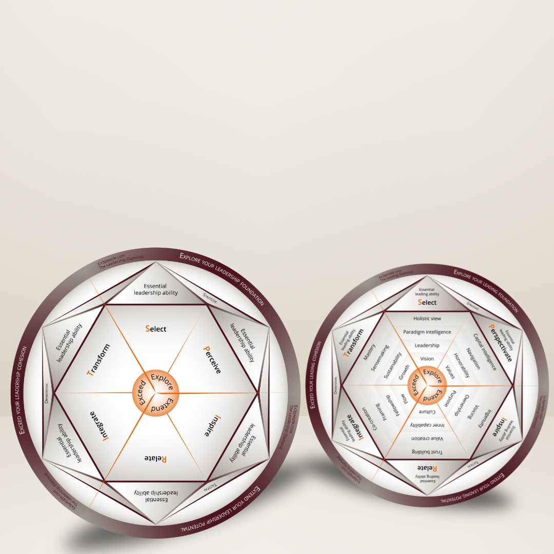 The leadership diamond floor model