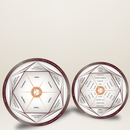 The leadership diamond floor model